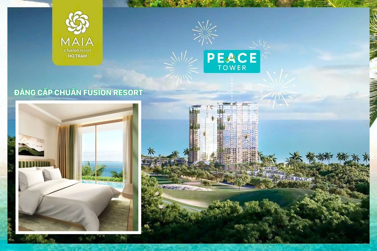 CĂN HỘ MAIA RESORT HỒ TRÀM đẳng cấp chuẩn fusion resort